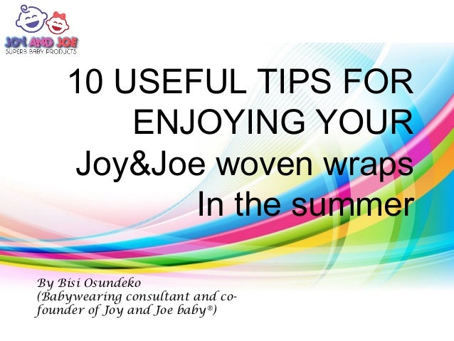 summer baby wraps