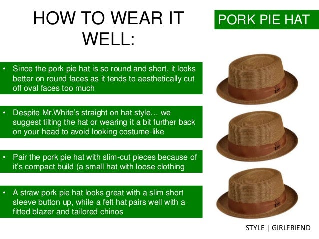 how to wear a pork pie hat