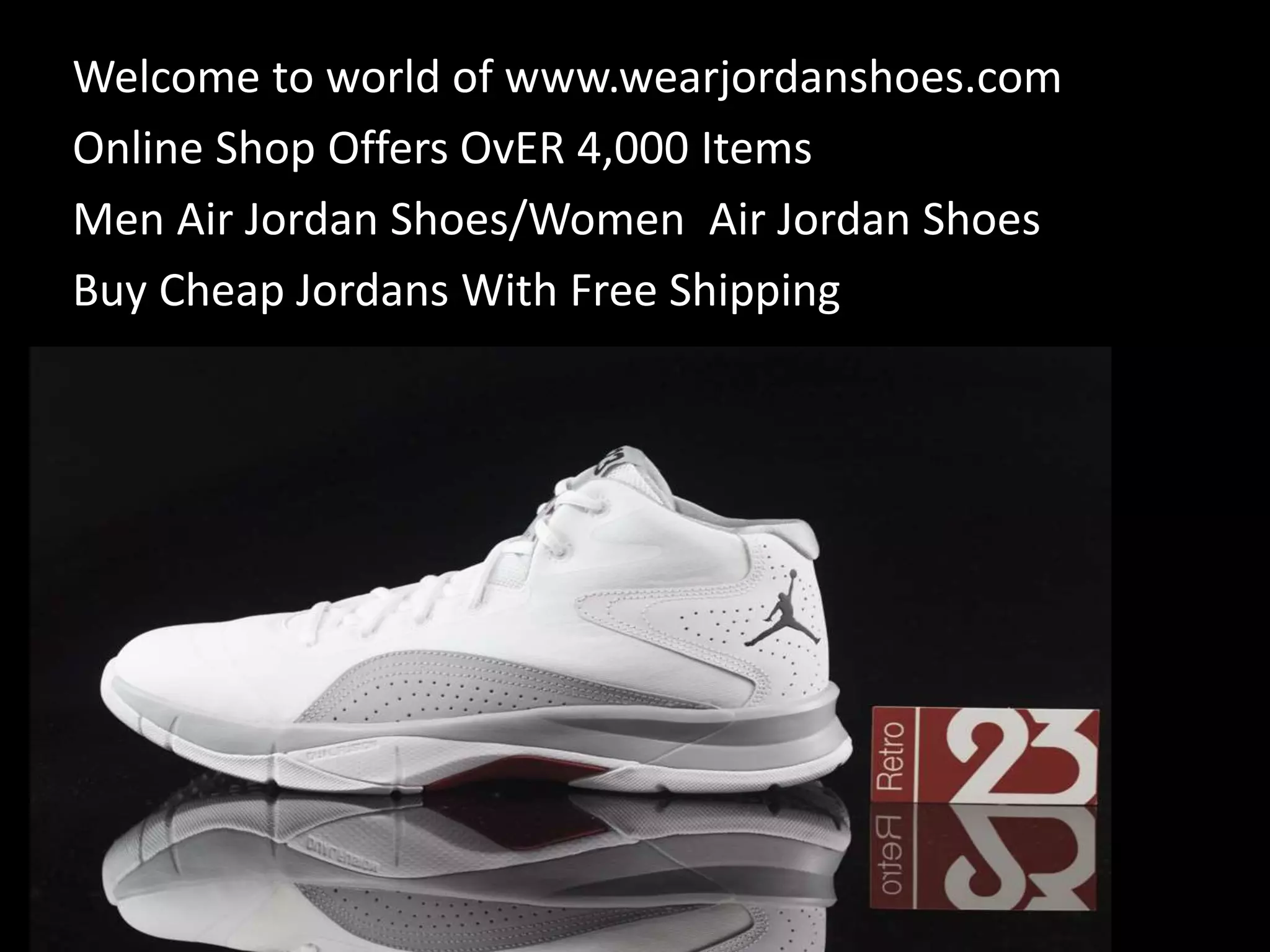 cheap jordans online with free shipping