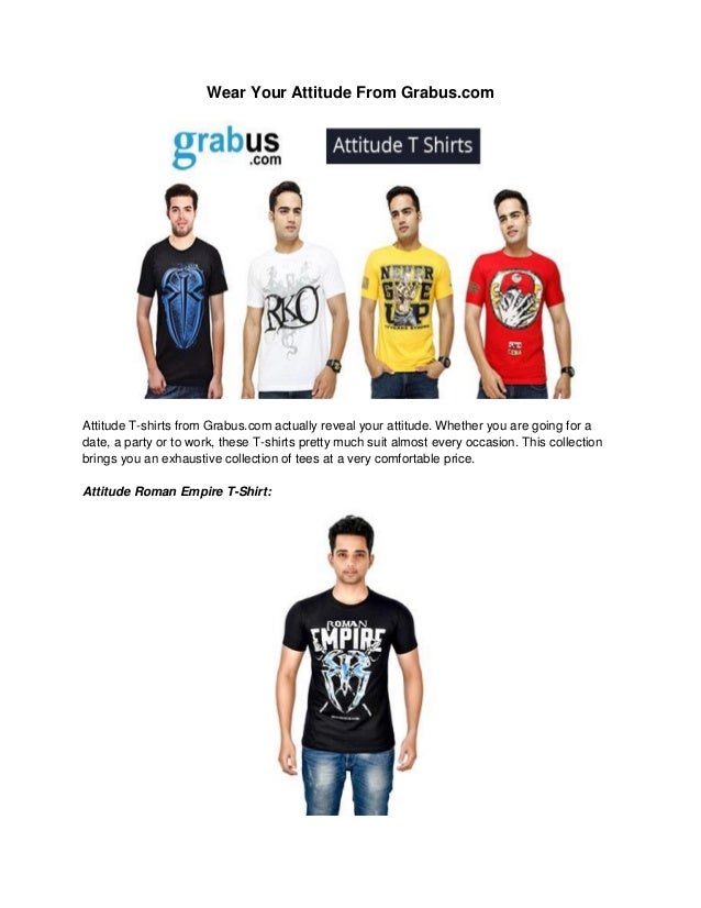 attitude t shirt price