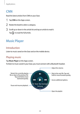 Samsung Gear S2 Manual Tizen Smart Watch