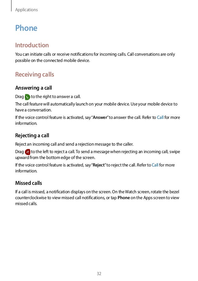 Samsung Gear S2 Manual Tizen Smart Watch