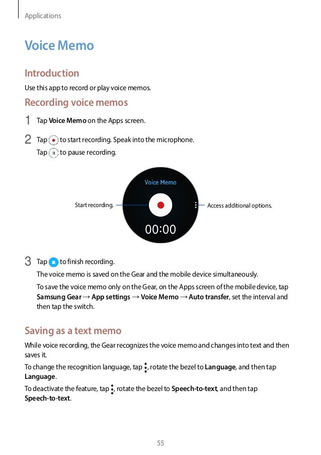Samsung Gear S2 Manual Tizen Smart Watch