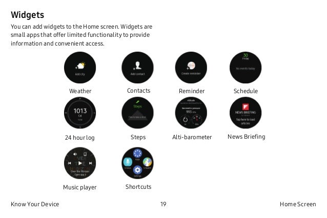 widgets for gear s3