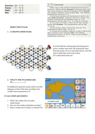 Math worksheets weather theme slideshare