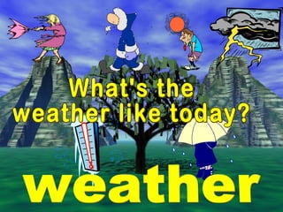 What's the  weather like today? weather 
