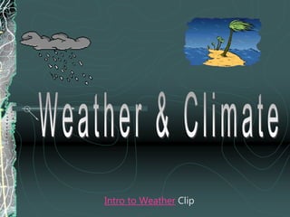 Intro to Weather Clip
 