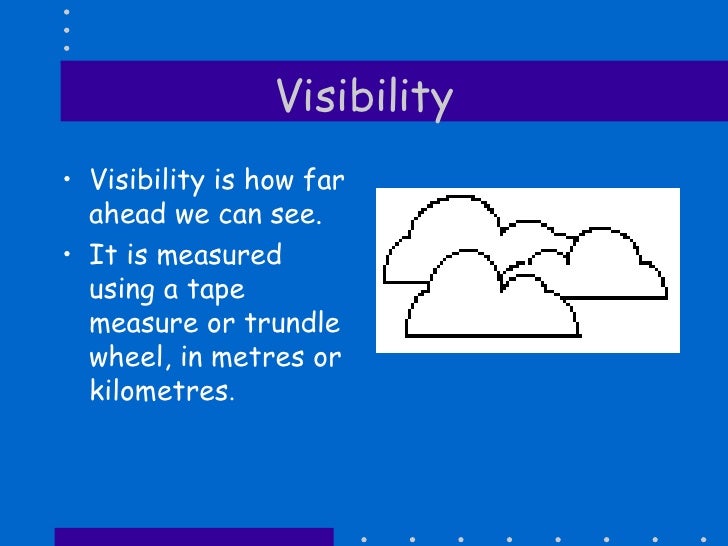 Weather and How it is Measured