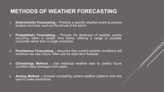 Persistence Forecasting WEATHER-FORECASTING.pptxjajajjajajajjajjaj | PPTX