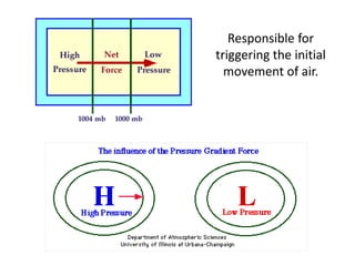 Responsible for
triggering the initial
  movement of air.
 
