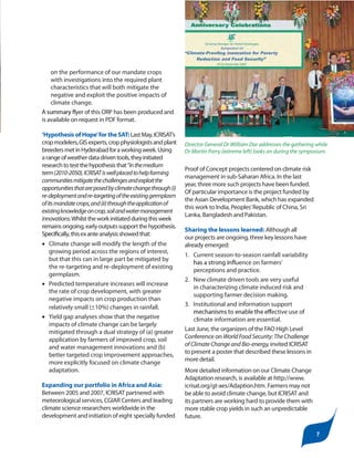 Weather proofing for a warmer world