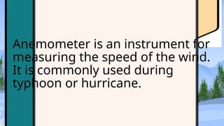 Typhoon Instrument Comprehensive Weather Education: Types, Instruments, and Cloud ...