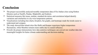 Comprehensive Weather Data Analysis of Five Major Indian Cities Using ...