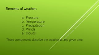 Weather and climate | PPTX