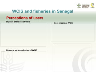 Weather and climate information services for fisheries in senegal