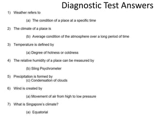 Diagnostic Test Answers
3
 