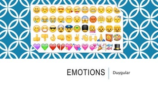 EMOTIONS Duygular
 