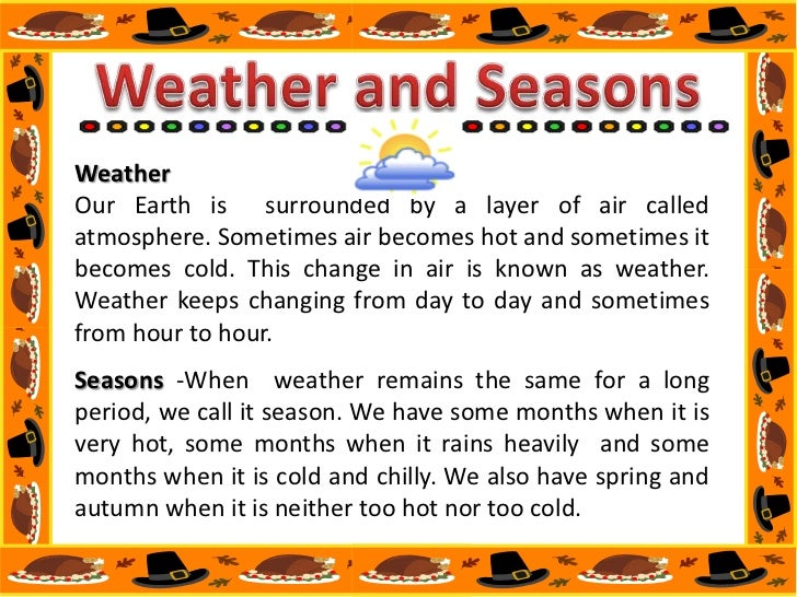 write a descriptive essay about the four seasons