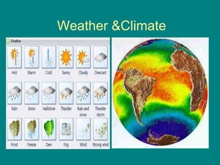 Weather &Climate
 