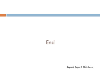 End


      Repeat Report? Click here.
 