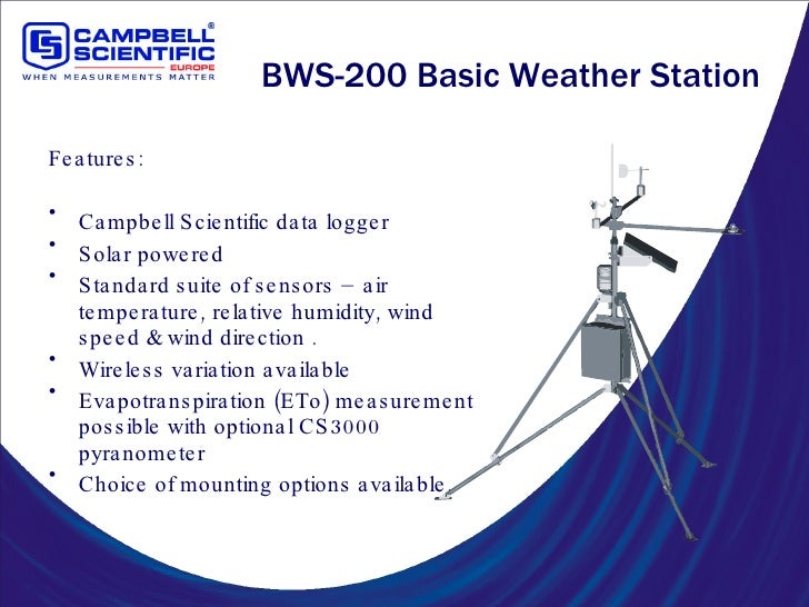 Weather Stations and Weather Instruments