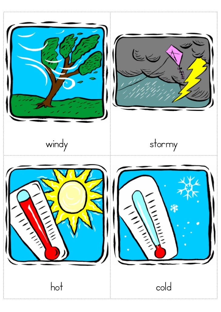 Weather Flashcards
