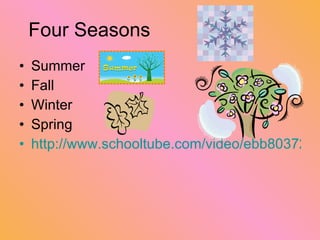 Weather, forcasts and seasons | PPT