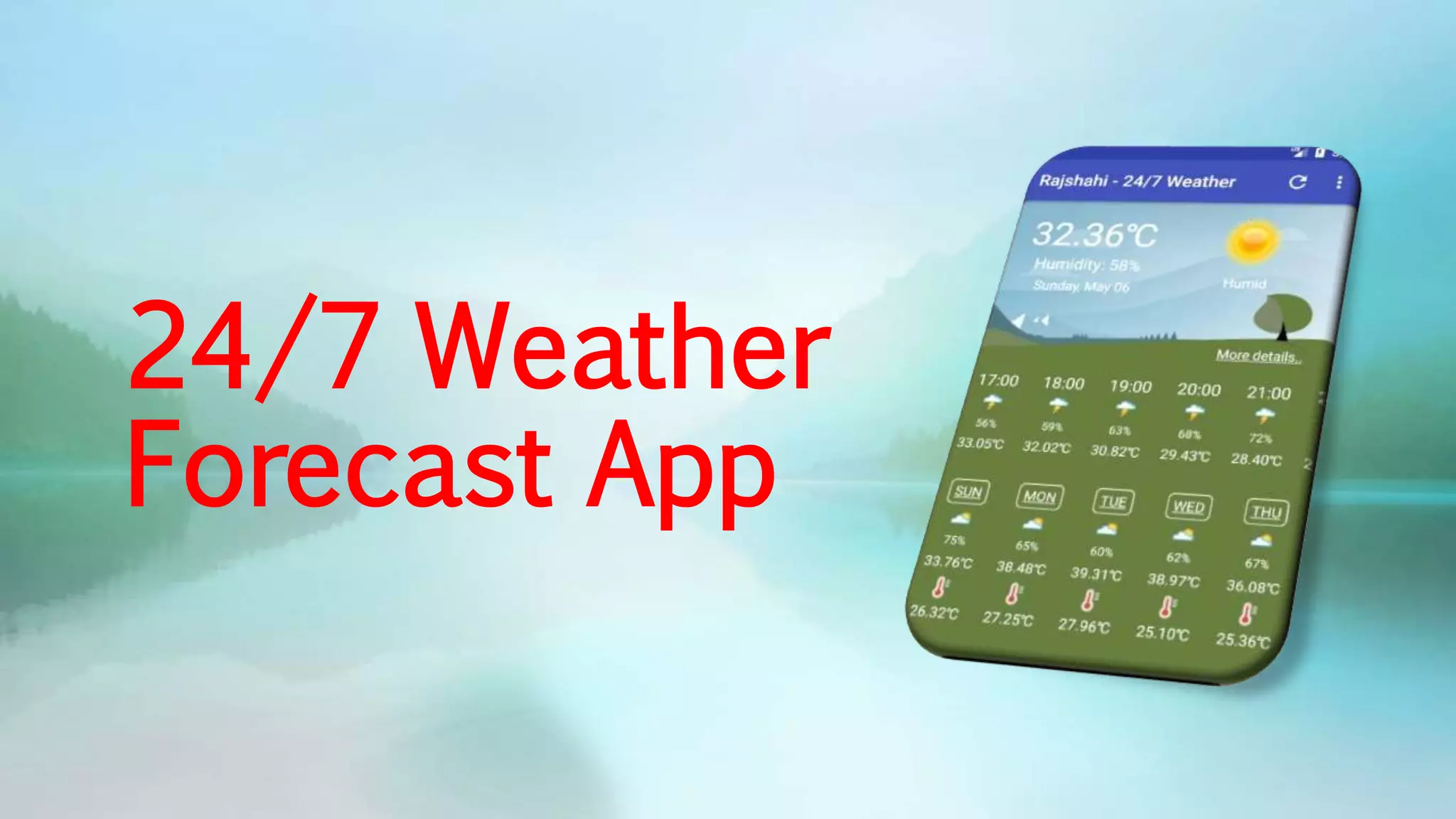 24/7 Weather
Forecast App