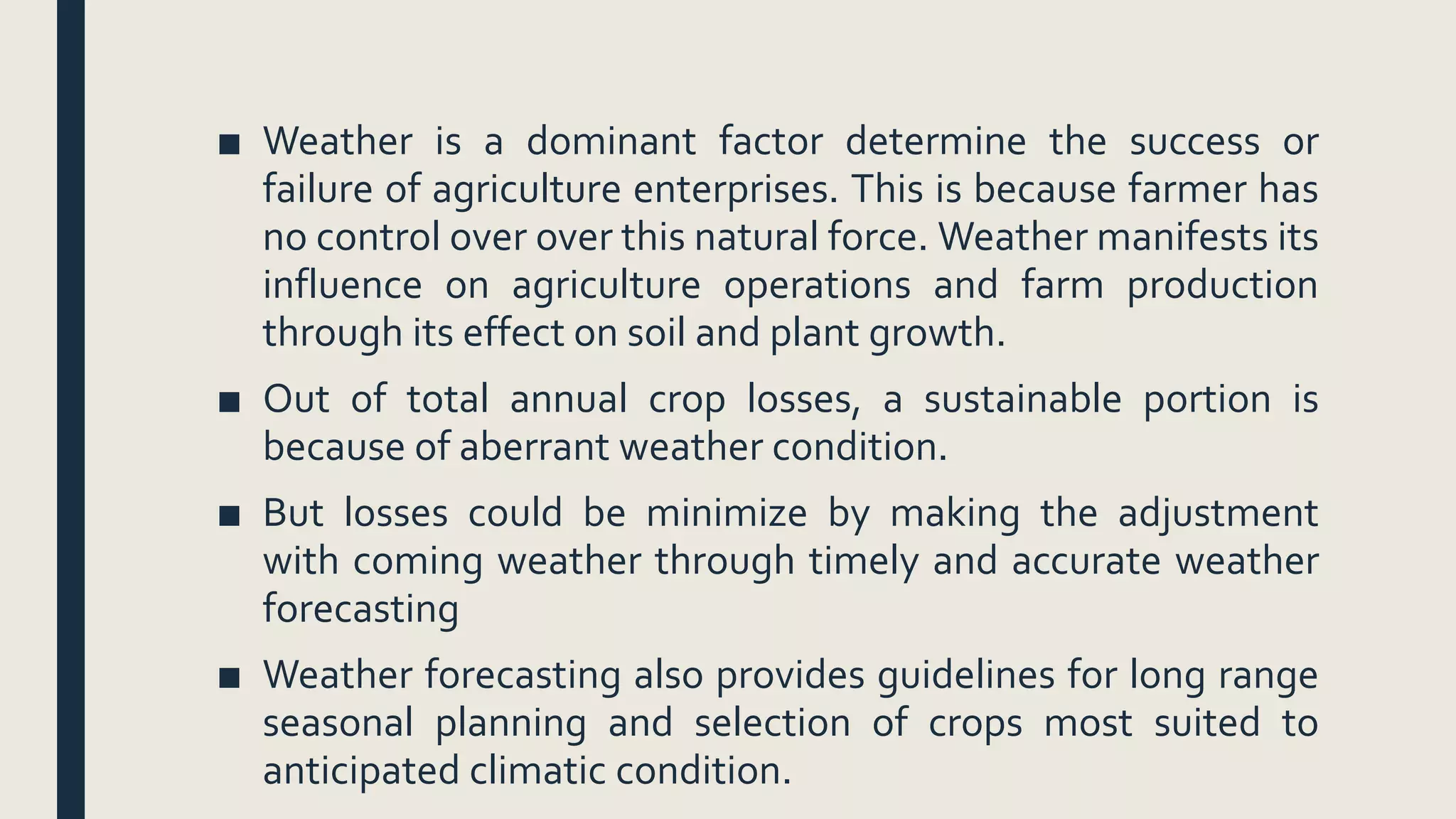 Weather forecasting in india | PPTX