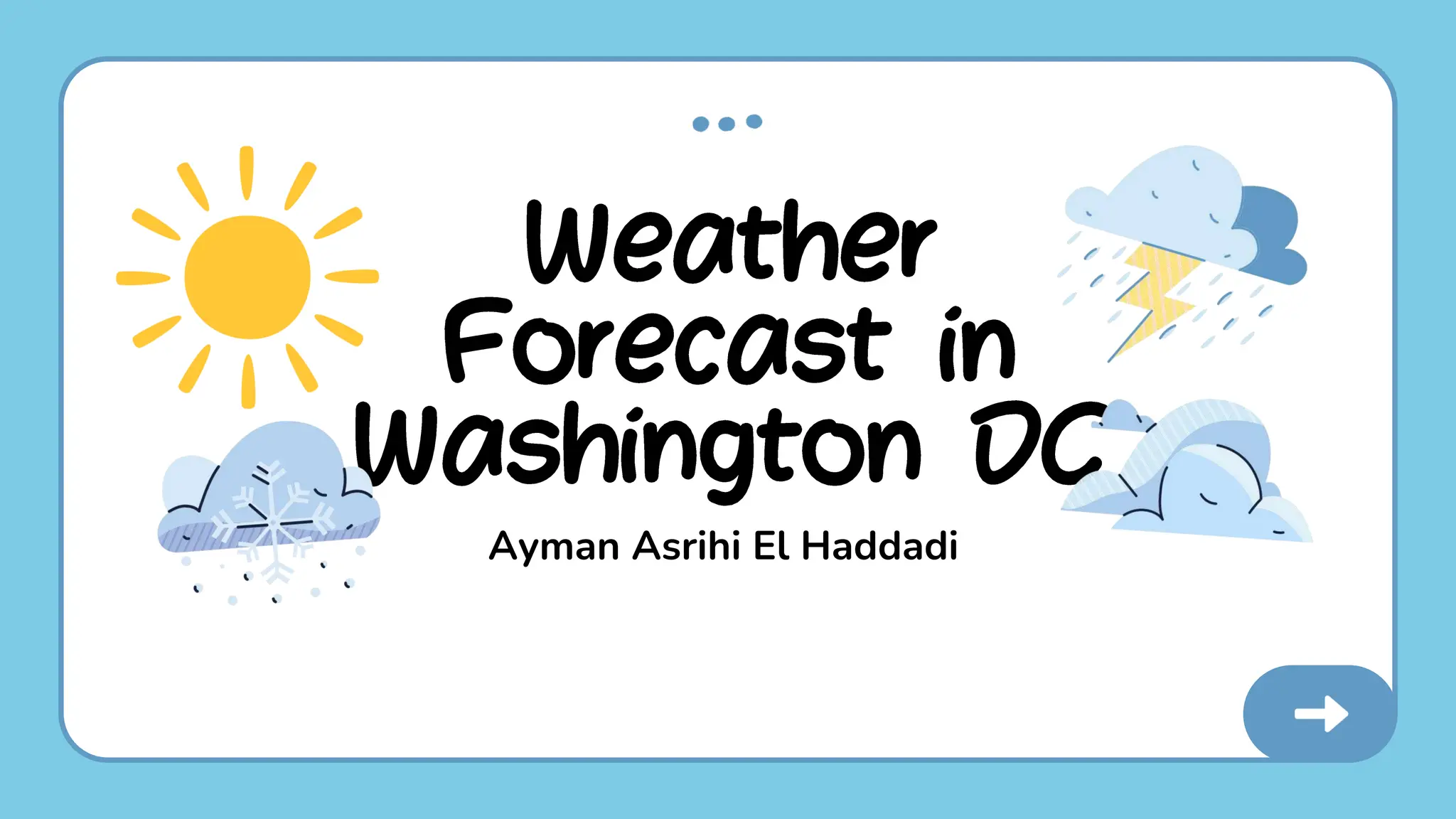 Weather forecast in washington dc pptx