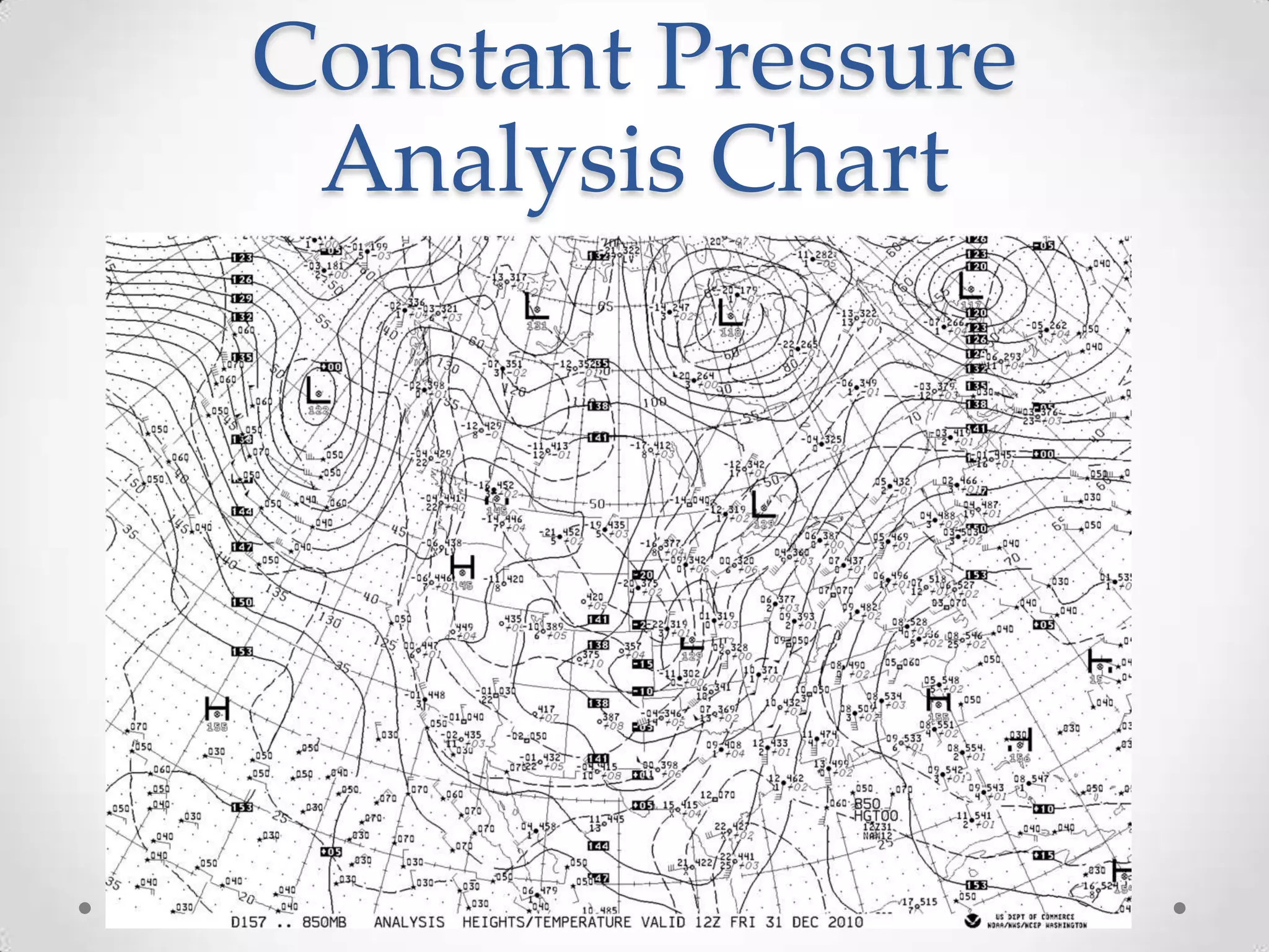 Constant Pressure
 Analysis Chart
 