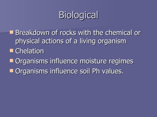 Chelation Rocks Weathering | PPT