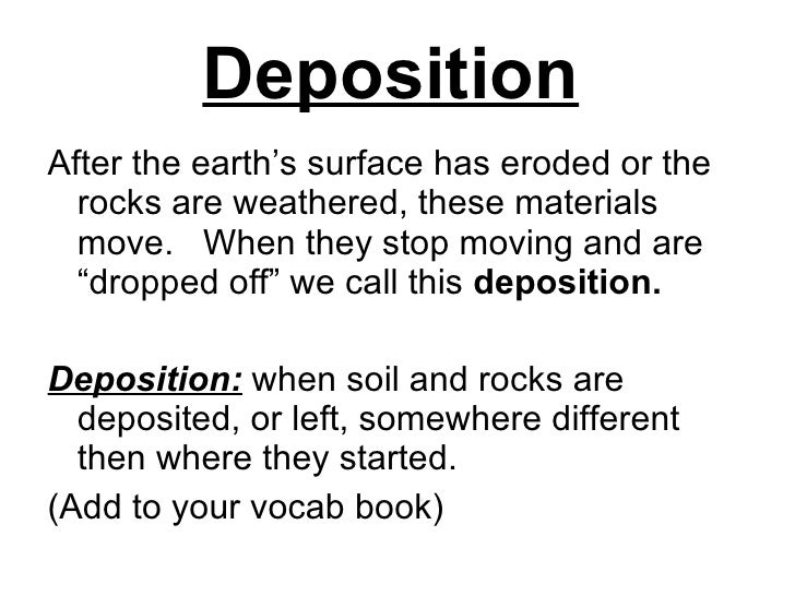 Erosion and Weathering