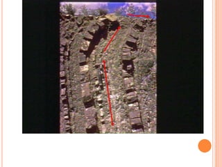 Evidence of soil/regolith creep…
 