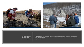 Four Areas of Earth Science and Weathering terms | PPTX