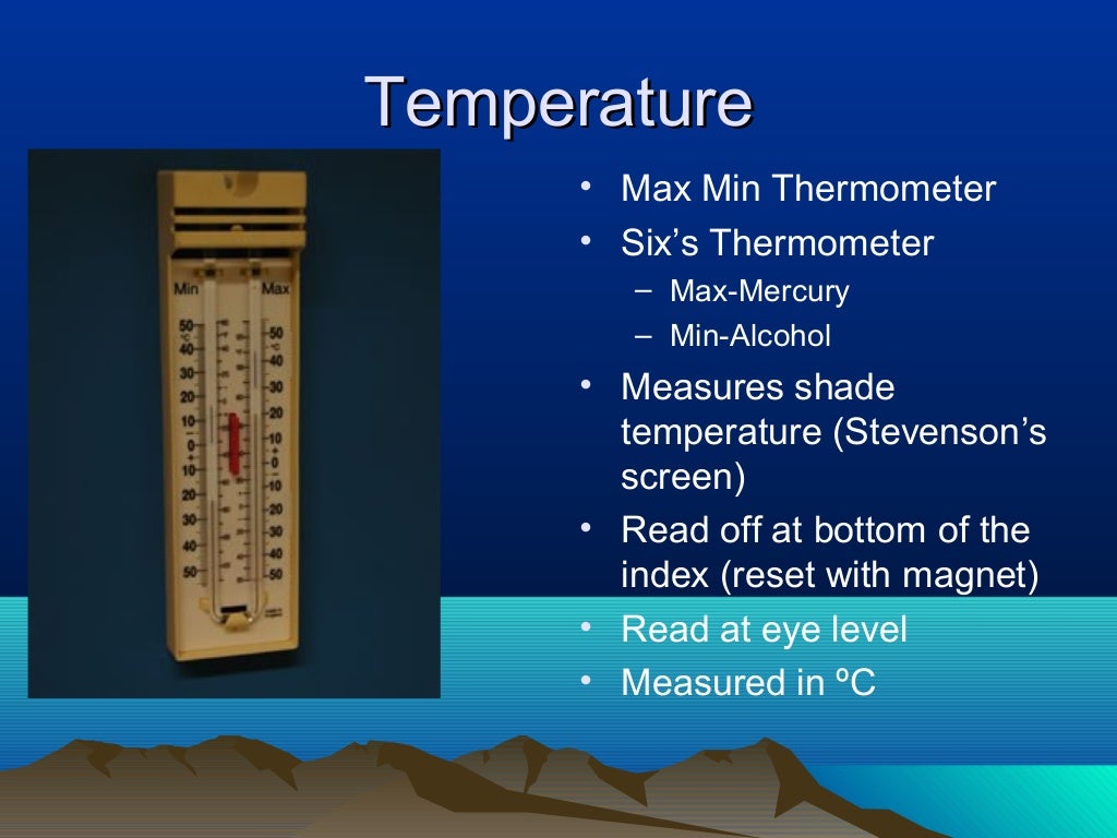 Weather instruments ppt for students