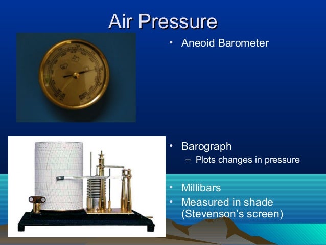 Weather instruments ppt for students