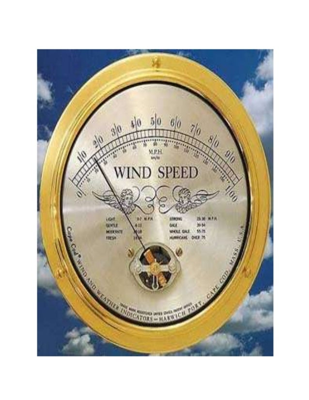 Weather instruments