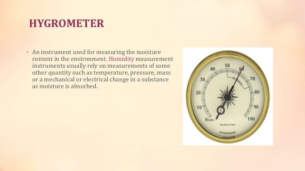 Weather instrumentsYear 4 SK