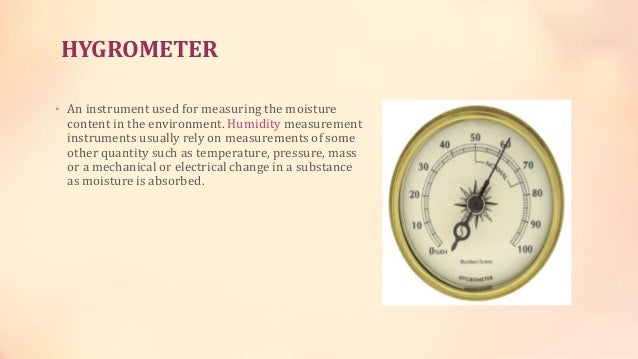 The Instrument Used For Measure Temperature Is