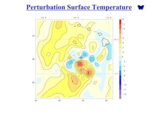 Perturbation Surface Temperature  