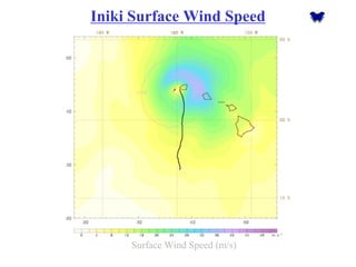 InikiSurface Wind Speed 
Surface Wind Speed (m/s)  