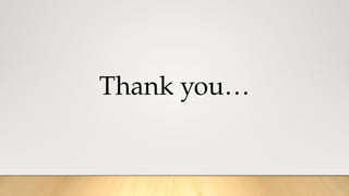Thank you…
 