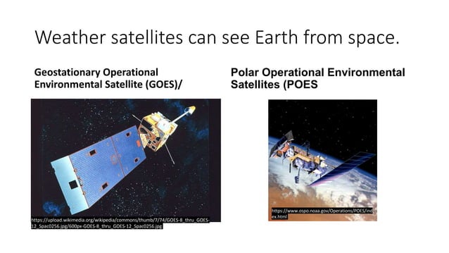 Weather satellites and how to read the signs | PPT