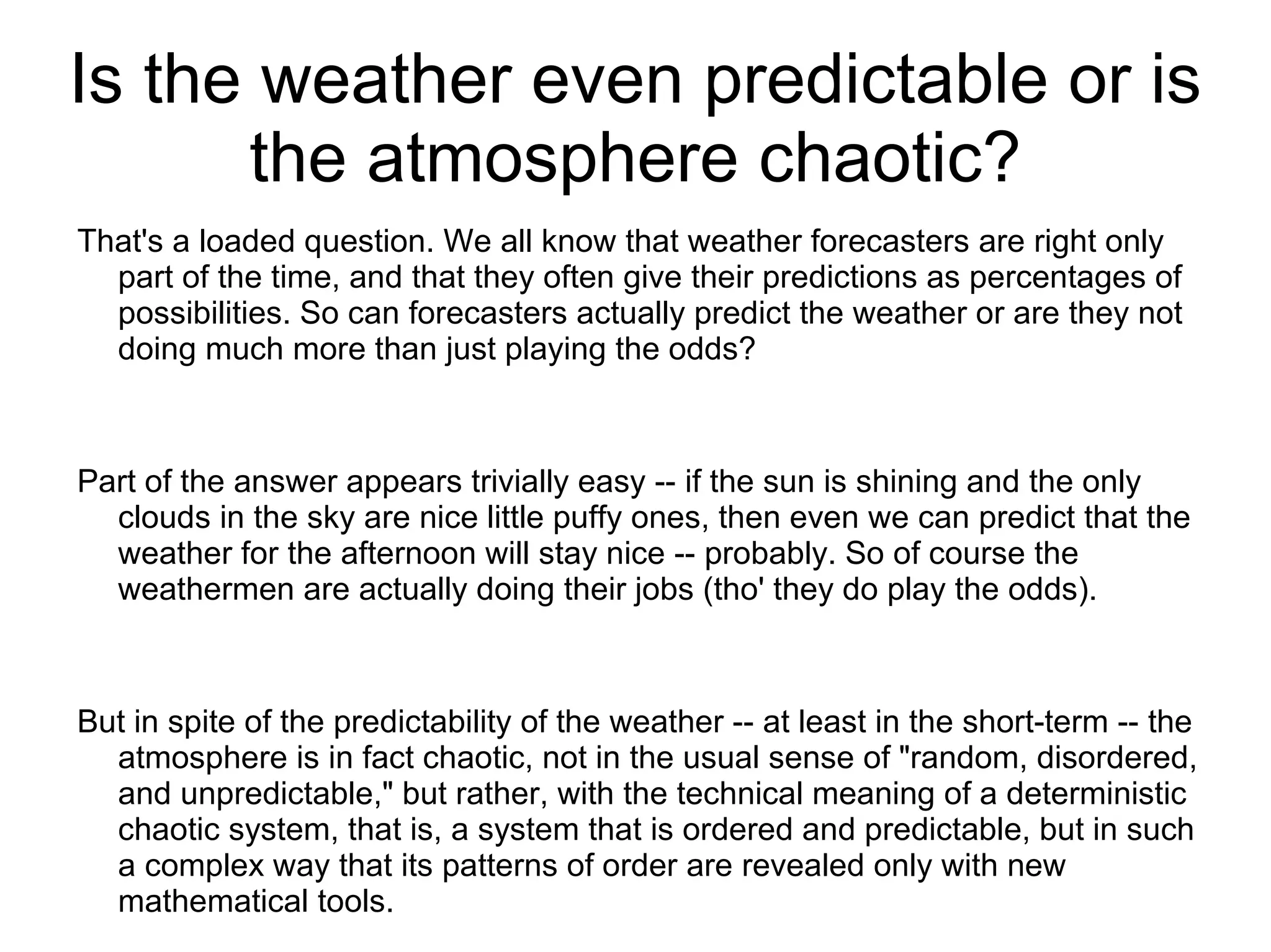Simulating Weather: Numerical Weather Prediction as Computational ...