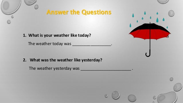 Stormy Weather Worksheets And Stories