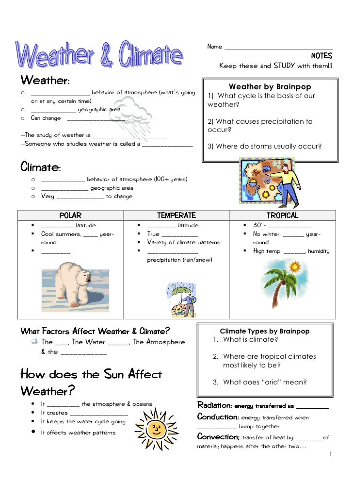 Weather Student Notes