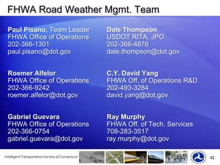 New software GOTS/open sourceClarus Regional Demonstration5 Use Case ScenariosEnhanced Road Weather Forecasting Enabled by ClarusSeasonal Load Restriction ToolNon-winter Maintenance Decision Support SystemMulti-state Control Strategy ToolEnhanced Road Weather Content for Traveler AdvisoriesState Transportation Agency PartnersMeridian Team includes ID, MT, WY, ND, SD & MNScenarios 1, 2, 5Mixon Hill Team includes      IA, IL & INScenarios 1, 3, 4
