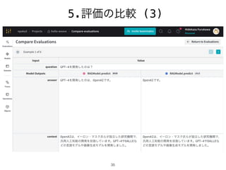 35
5.評価の比較 (3)
 