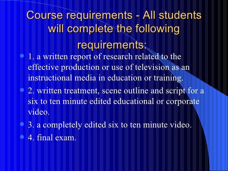 534 course requirements